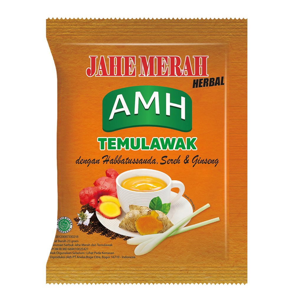 AMH Jahe Merah Original Asli Habbatussauda Susu Temulawak Madu_Cerianti