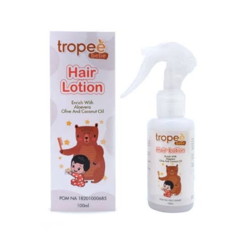 Tropee Hair Lotion 100Ml / Lotion Rambut Anak / Lotion Rambut Tropee Bebe