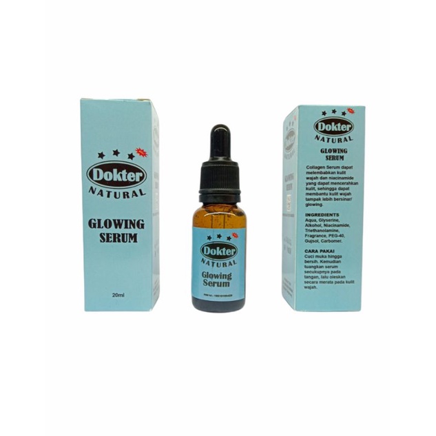 PROMO!! NEW SERUM DOKTER BIRU 20ml ORIGINAL BPOM // Glowing Serum Dr Biru Asli