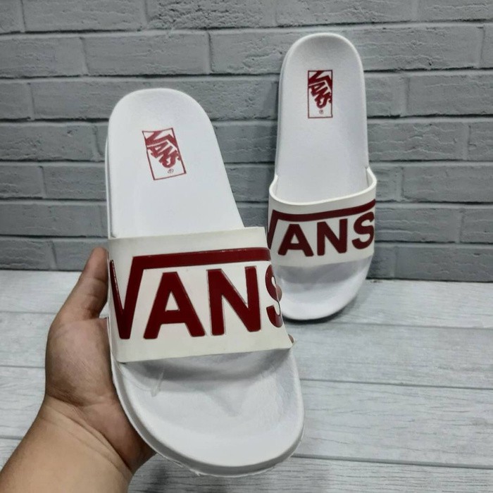 Sandal Vans Slop White logo Vans Import