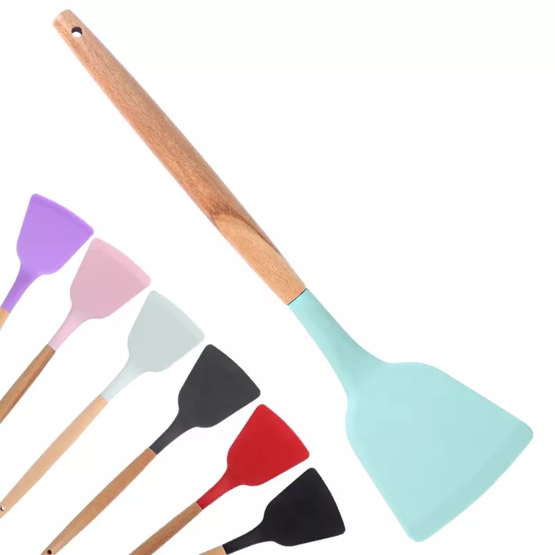 Spatula Silicone Utensil Turner Tahan Panas / Spatula Silicon / Utensile Turner Sutil Silikon