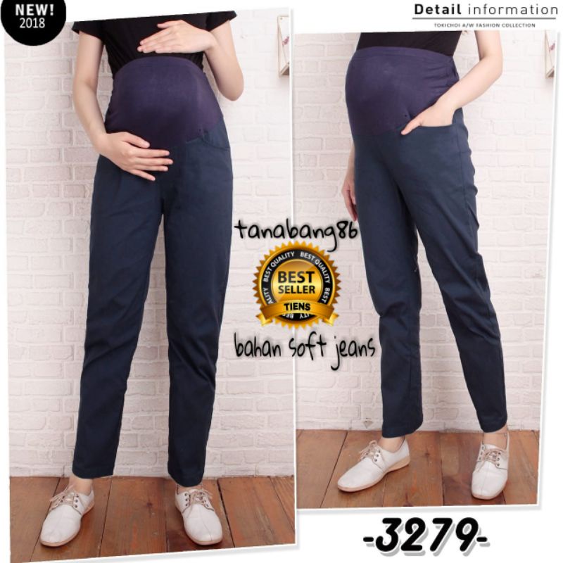 celana hamil bahan soft jeans/celana wanita hamil bahan soft jeans/celana hamil strech/celana hamil chinos