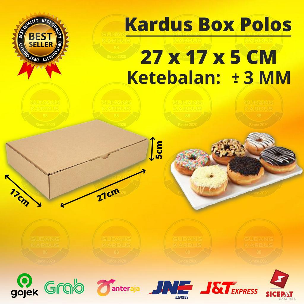 

Kardus Box Die Cut 27x17x5 CM Dus Packing Packaging Hampers Polos