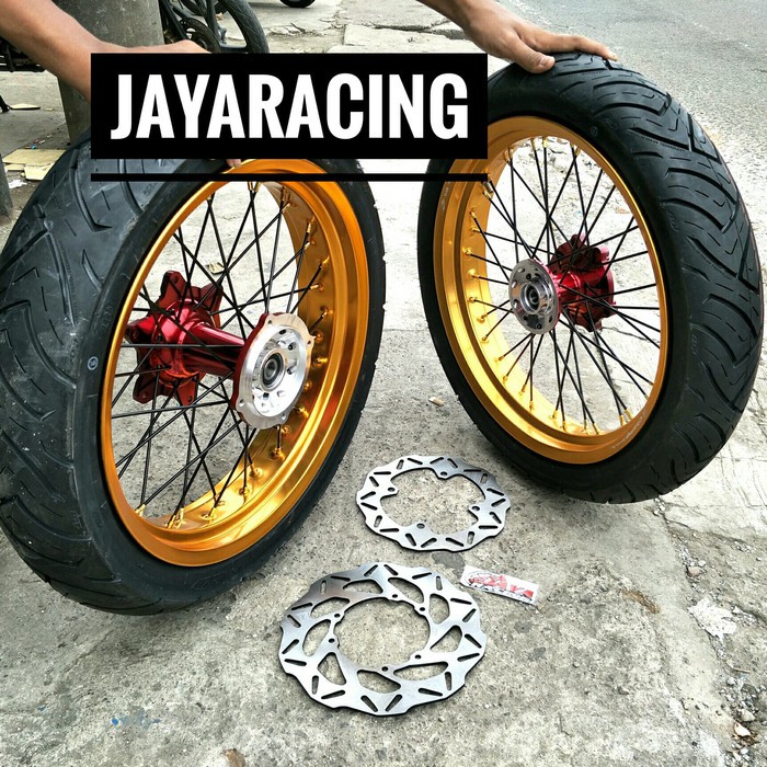 Velg 17 350 300 supermoto Klx 150 Dtracker 150 Plus ban FDR siap pakai
