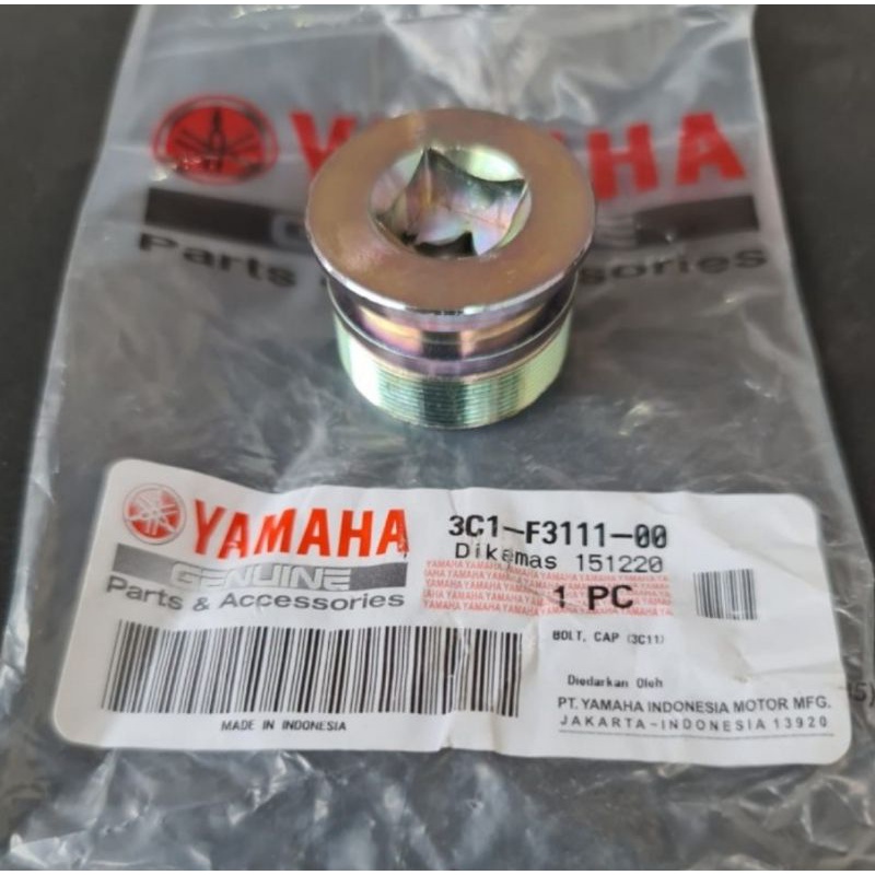 BOLT CAP TUTUP BAUT AS SHOCK SHOK SOK VIXION OLD LAMA ASLI ORI YAMAHA 3C1 F3111 00