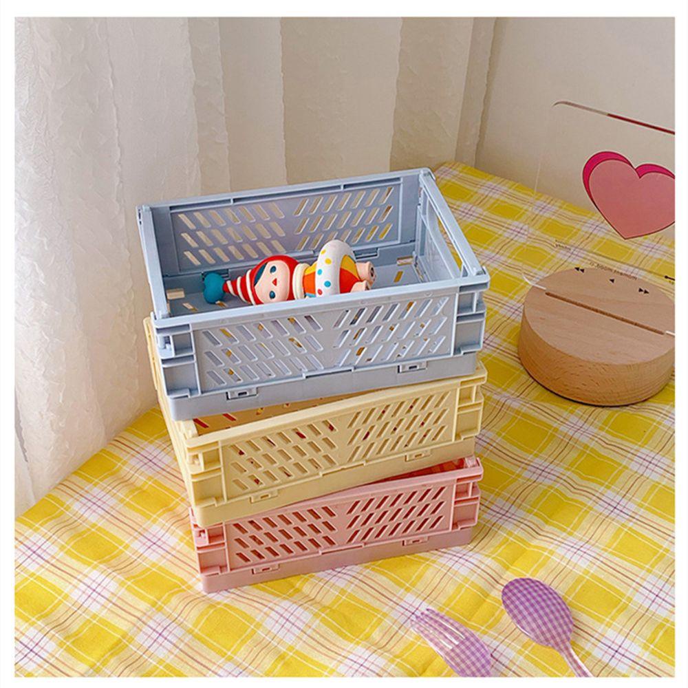 Nanas Tempat Penyimpanan Alat Tulis Dapur Mini Desktop Organizer Siswa Keranjang Lipat