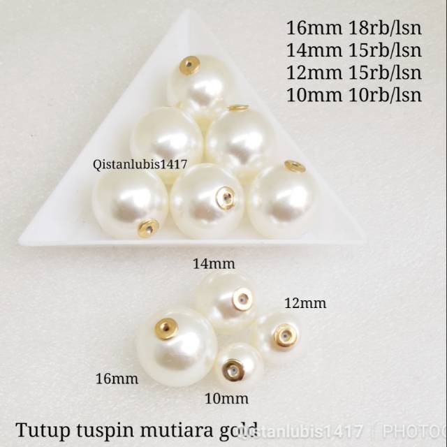 Tutup tuspin mutiara bagus