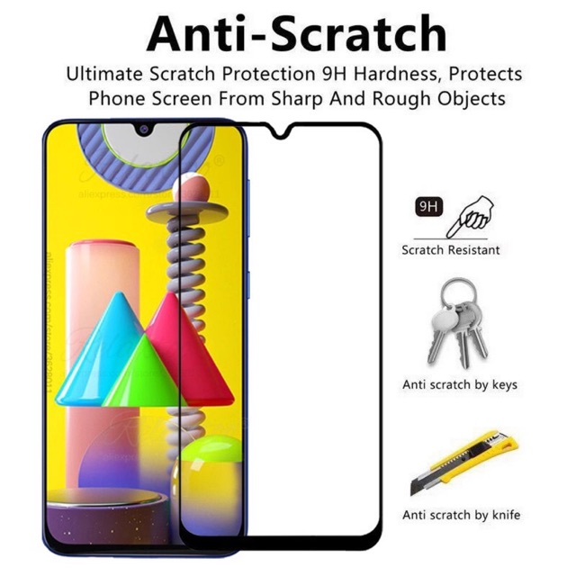 Samsung M11 Tempered Glass 9D Full Lem Full Body Anti Gores Hp