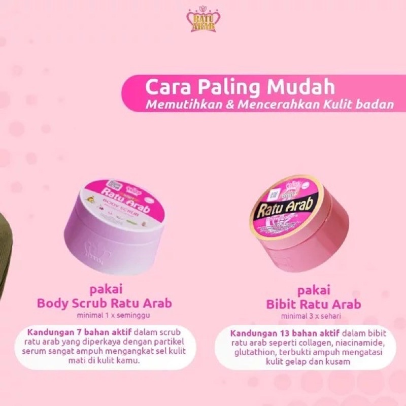 LULUR RATU ARAB MEDAN ORIGINAL  FREE MINIGOLD | LOTION RATU ARAB MEDAN | SABUN RATU ARAB MEDAN  | lu