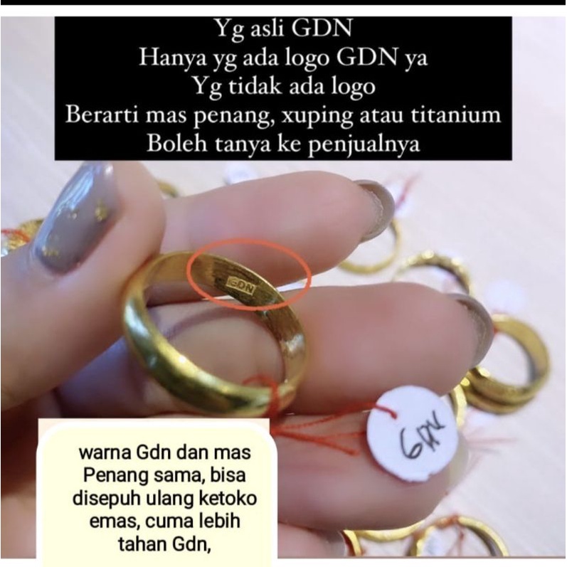 Cincin belah rotan Golden replika emas 24k,belah rotan, herlin kenza,matahari,cincin dubai dll ada kode gdn mereknya didalam cincin dan cincin Dubai