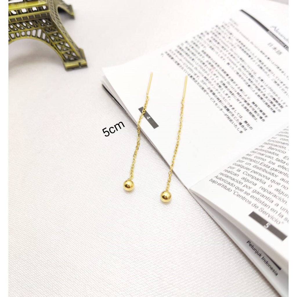 Anting titanium | Anting tusuk titanium | Anting tusuk jurai titanium