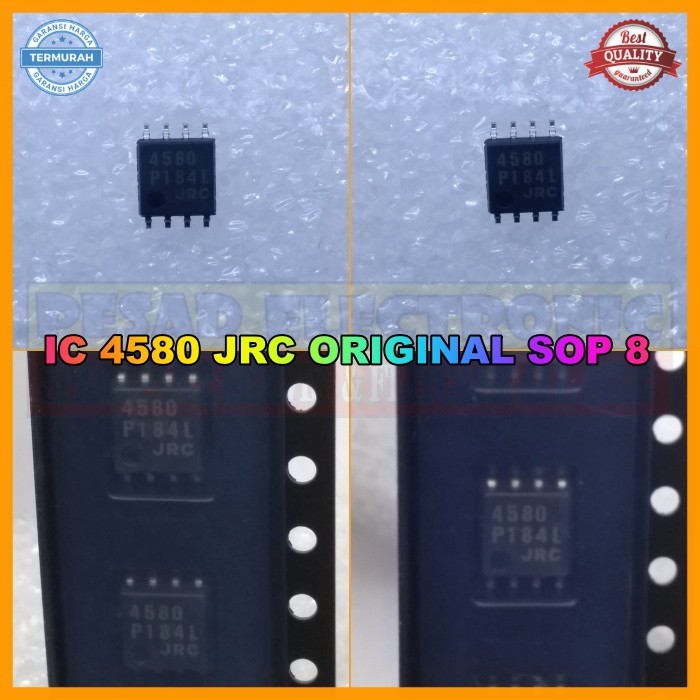IC 4580 JRC4580 NJM4580  Ic4580smd Ic4580 Wide Body SMD SOP-8