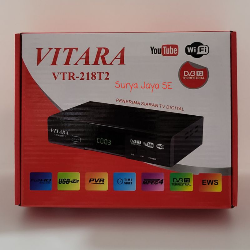 Penerima Siaran TV Digital Set Top Box TV Digital STB TV Digital DVB T2 Terresterial Vitara