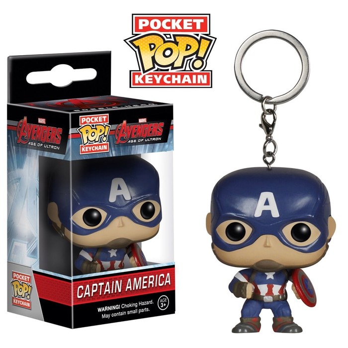 Jual Funko POP keychain Marvel Captain 