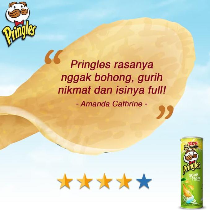 

BUNDLE 3pcs Pringles Sour Cream & Onion 107gr