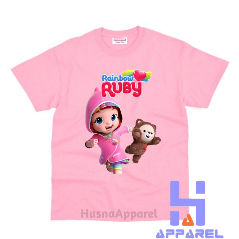 BAJU ANAK KAOS ANAK RAINBOW RUBY