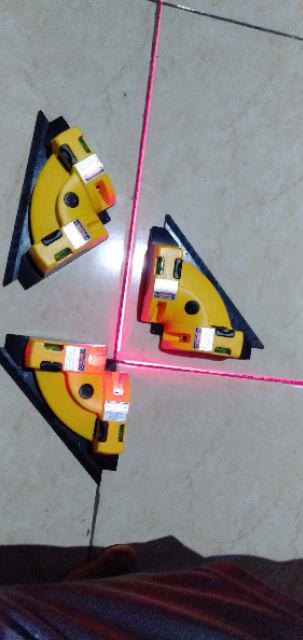 Laser Line Lantai Keramik Alat Ukur Siku Sudut Square Waterpass