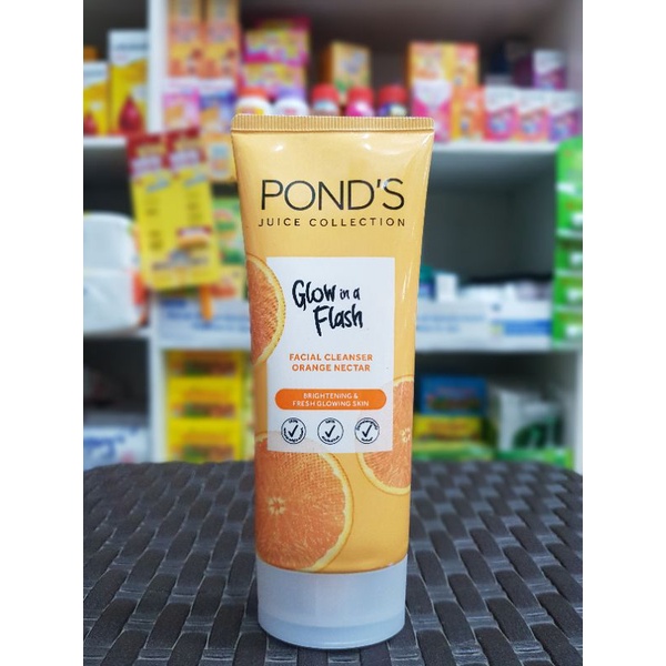 Ponds Facial Cleanser With Orange Nectar 90 g / Sabun wajah / Sabun Wajah Ponds