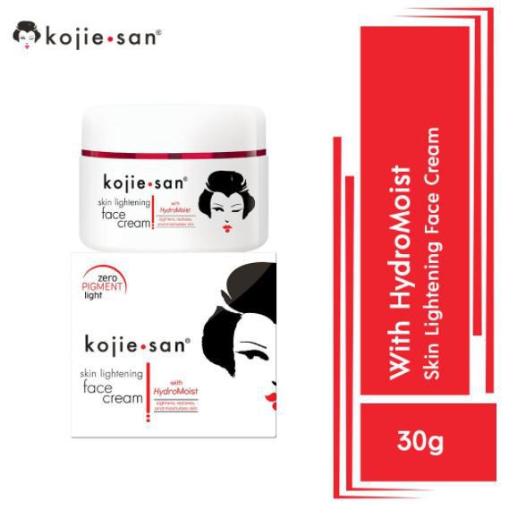 ^ KYRA ^ Kojie San Skin Lightening Face Cream with Hydromoist Body Lotion Kojic