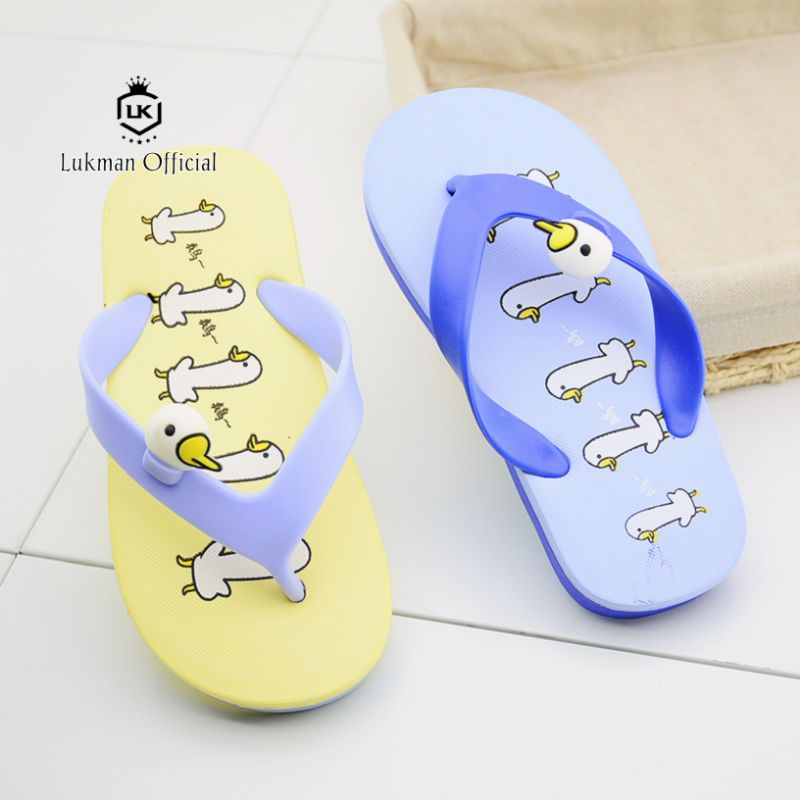 Sandal Jepit Anak Motif ANGSA Untuk Usia 1 Sampe 3,5 Tahun