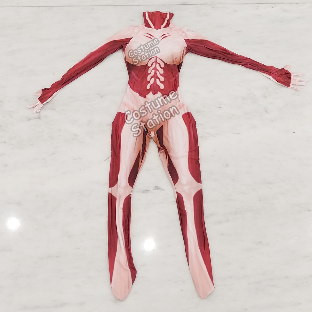 Kostum Female Titan Attack On Titan / Costume Shingeki No Kyojin Dewasa