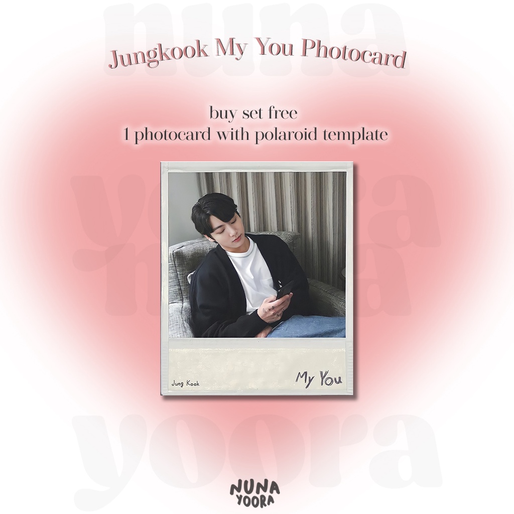 JUNGKOOK MY YOU PHOTOCARD