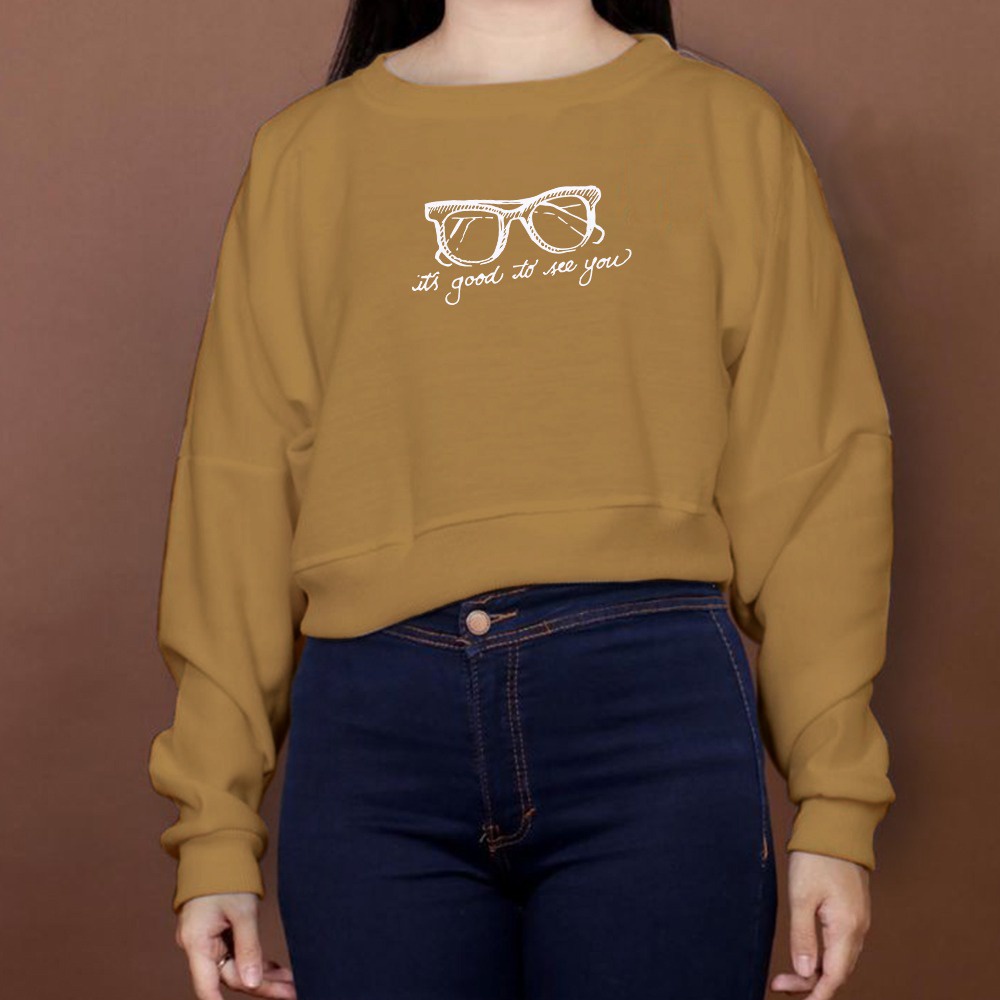 CROP SWEATER OVERSIZE ITS GOOD OVERSIZE WANITA KOREA MURAH / SWEAATER CROP WANITA TEBAL