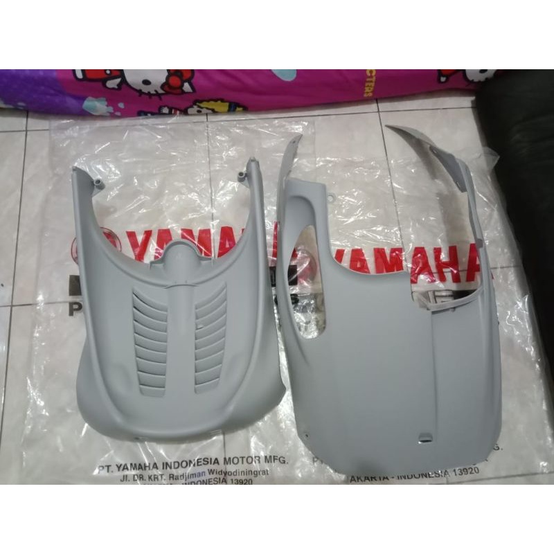 dek paru dan kolongan mio sporty silver