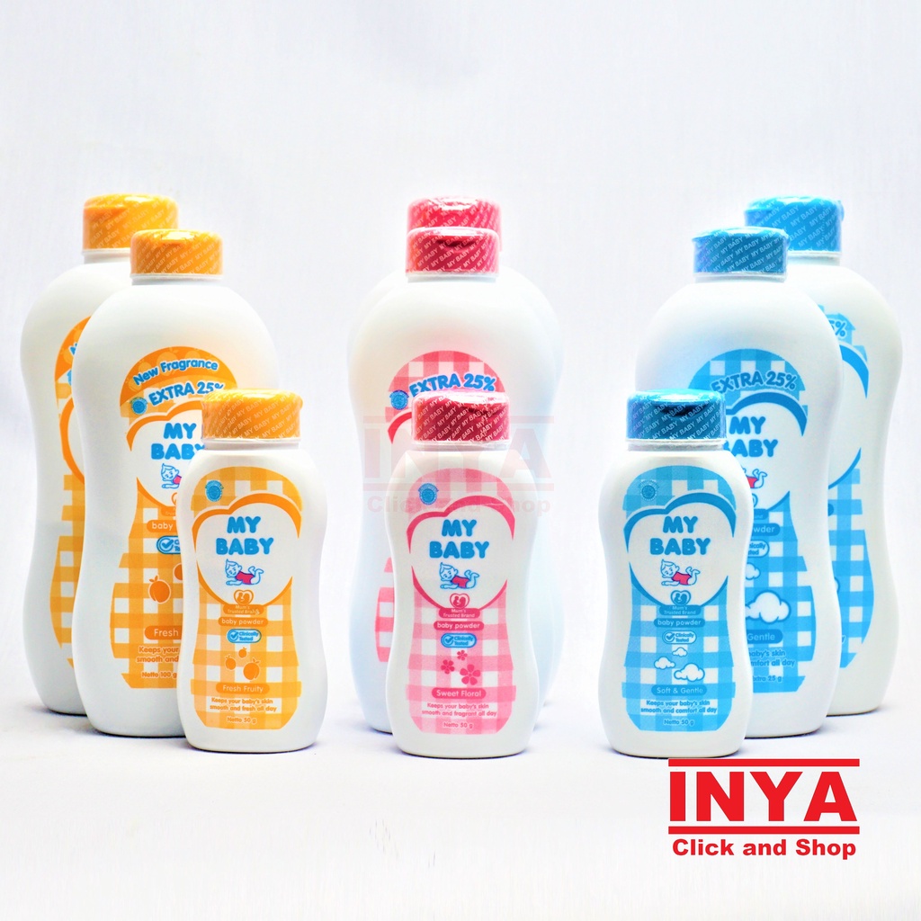 MY BABY FRESH FRUITY BABY POWDER 100gr - Bedak Bayi