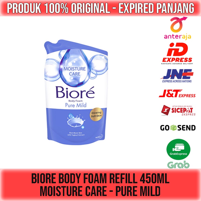 BIORE BODY FOAM REFILL 450ml SABUN CAIR REFILL