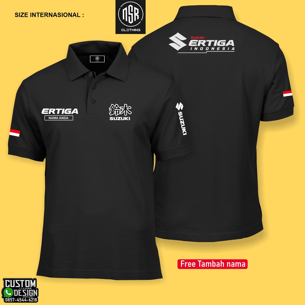 t-shirt polo Suzuki Ertiga/baju Ertiga / kaos ertiga