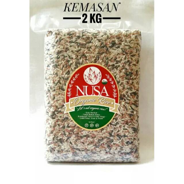

Healthy Diet Rice Organic (Mix 3 Colors) 2kg
