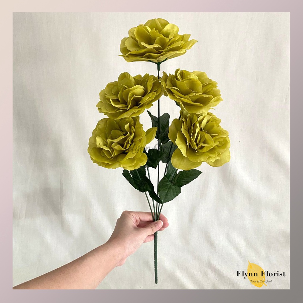 Bunga Artificial Gardenia Tropis X5 (satuan) Bunga Artificial / Bunga Plastik / Bunga Dekorasi-3