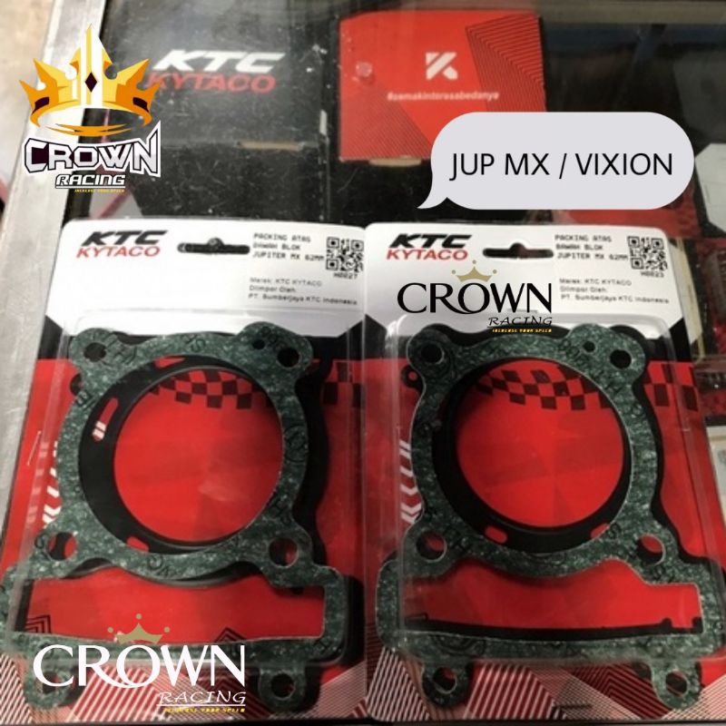 Packing Blok Atas Bawah KTC KYTACO Jupiter MX / Vixion 62mm