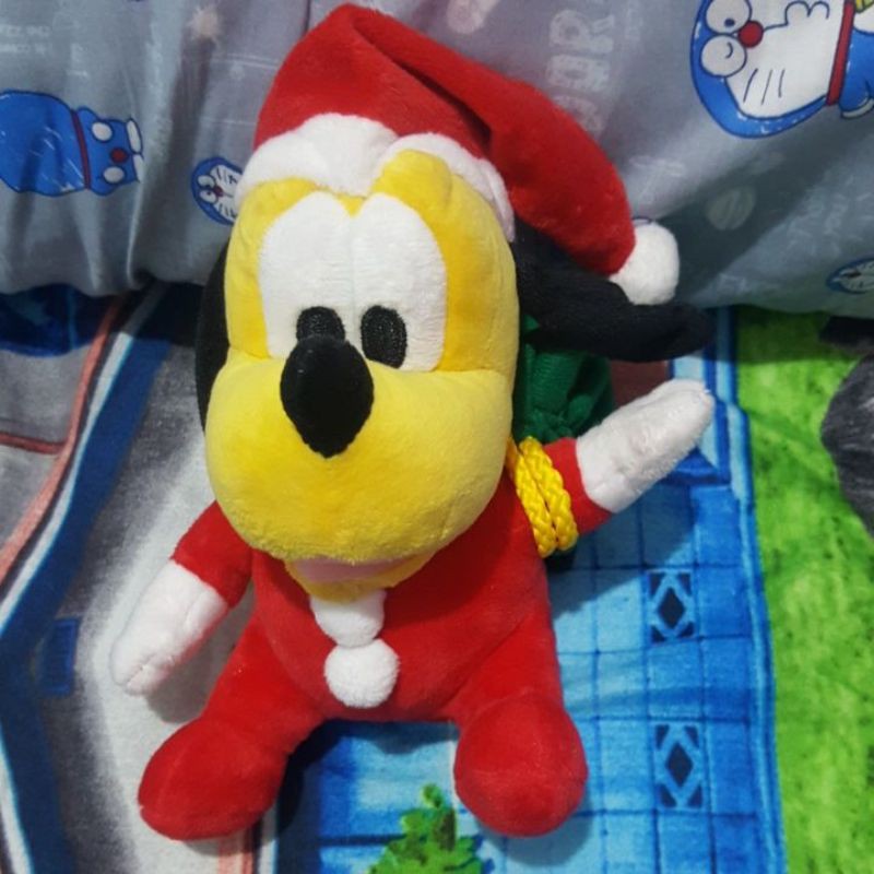 Boneka Pluto Topi Merah ori Disney