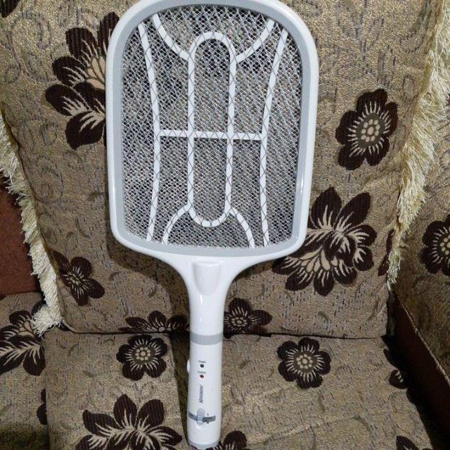 Original Raket Nyamuk Krisbow + Senter Charging Tanpa Kabel