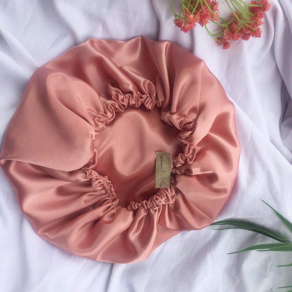 HAIR BONNET SILK by SV - SUTRA SILK satin bonnet - Hair bonnet silk / hair bonnet berkualitas High