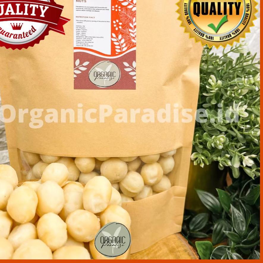 

Terlaris dan Termurah!!Kacang Macadamia Utuh 250 gram Premium / Whole Macadamia Nut 250 gram Premium Quality