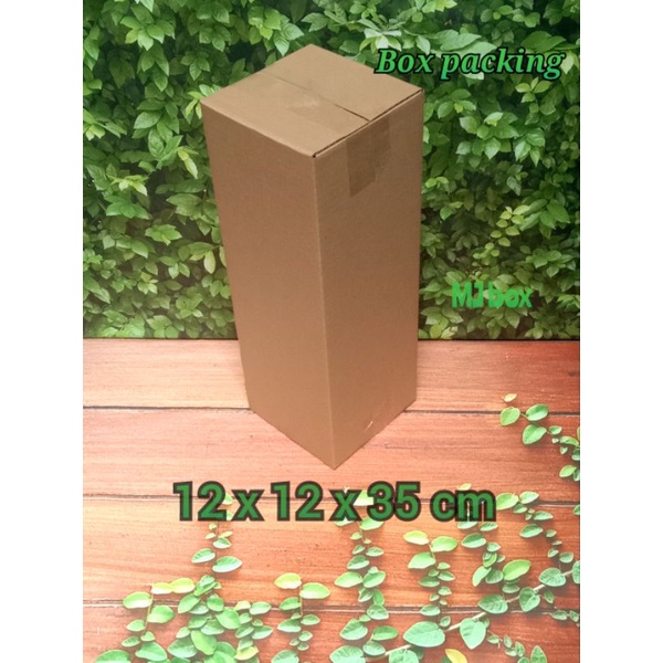 

kardus karton box uk, 12x12x35 cm...ST single wall kardus packing serbaguna