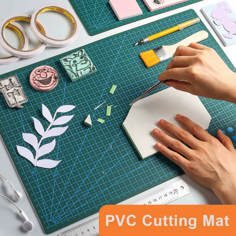 Work Cutting Mat Pad BESAR A1 90x60 Cm qj4 Green
