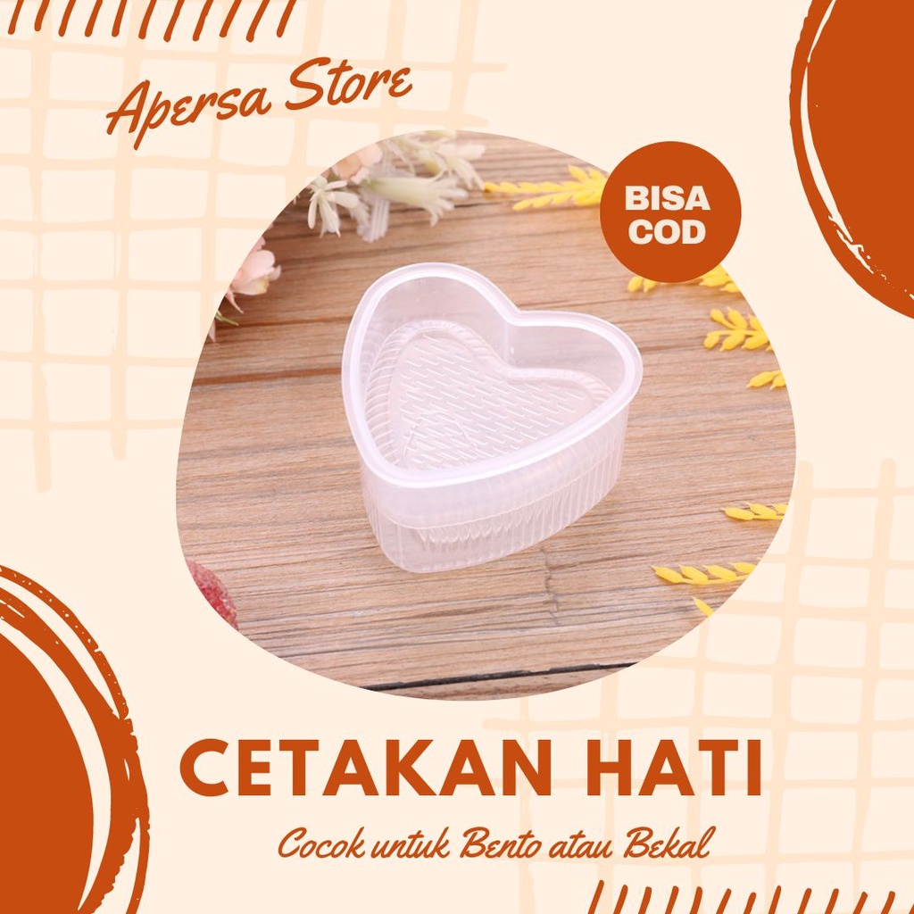 Cetakan Onigiri 1 pcs &amp; 2 pcs - Onigiri Mold - Cetakan Bento