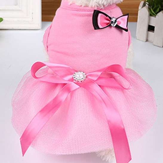 Pet Dress Gaun Dress Princess Cute Lucu Untuk Anjing Dan Kucing