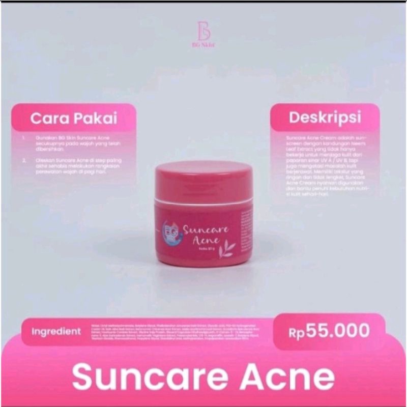 Suncare Acne BG Skin / BG Skin Suncare Acne