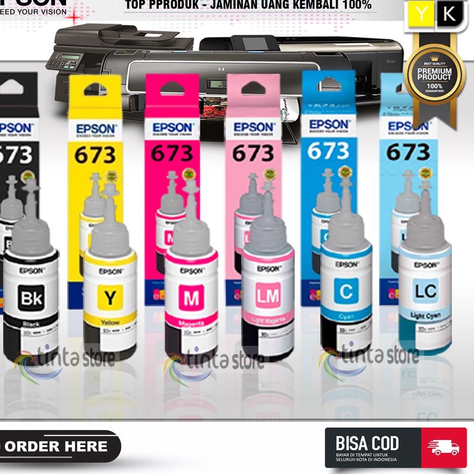 Keluaran Terbaru.. TINTA PRINTER EPSON 673 SERIES L800 L805 L850 L1800