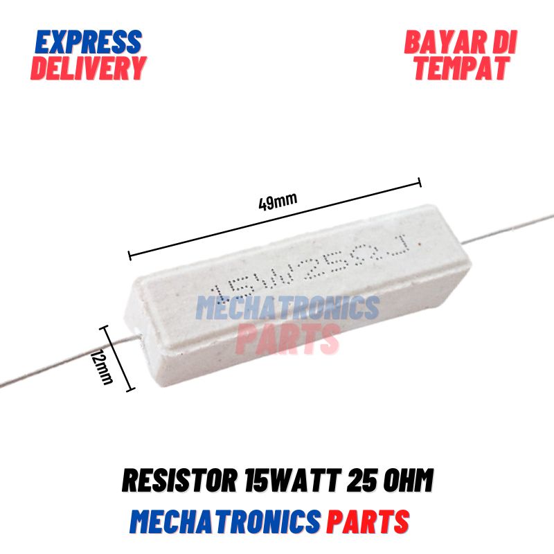 [PAS-9381] RESISTOR 15WATT 25OHM