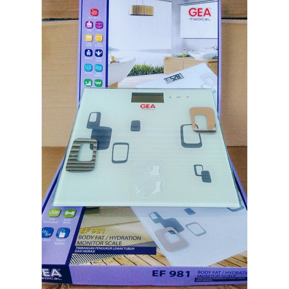 TIMBANGAN BADAN LEMAK DIGITAL BODY FAT SCALE EF981 EF-981 GEA ORIGINAL