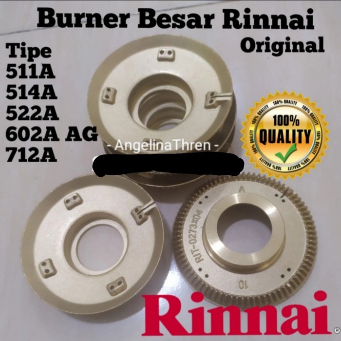 Kuningan Kompor Rinnai 522A - Burner Kompor Rinnai Tipe A