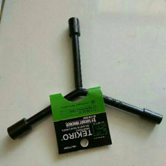 TEKIRO Y-TYPE SOCKET 12 - 14 - 17 MM KUNCI SOK Y PENDEK WR-YT0269 Tekiro Y type Socket pendek