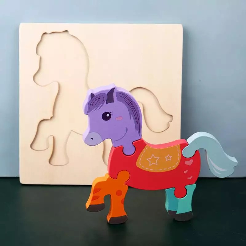 Wooden Puzzle Mini Pastel Puzzle Anak Puzzle Kayu Mainan Kayu Wooden Puzzle Mainan Edukasi Anak