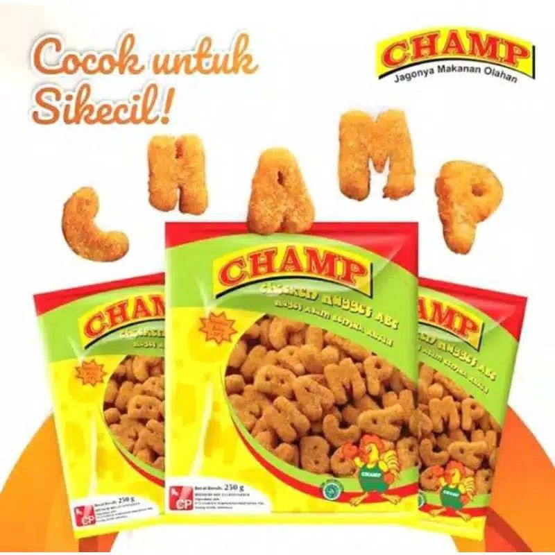 

Champ Chicken Nugget ABC 250gr